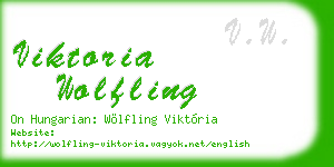 viktoria wolfling business card